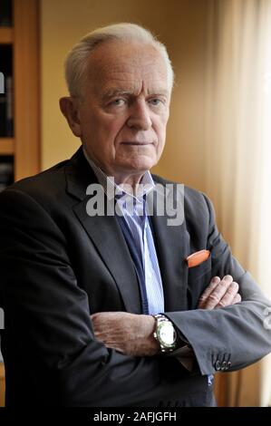 Philippe Labro, französischer Journalist und Autor. Paris, März 2016. Stockfoto