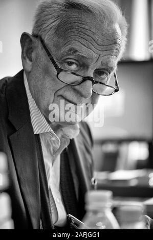 Philippe Labro, französischer Journalist und Autor. Paris, März 2016. Stockfoto