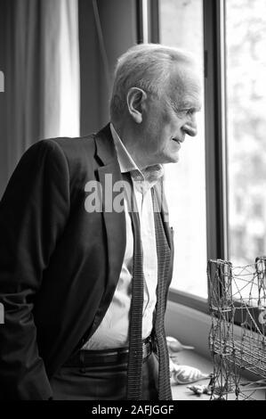 Philippe Labro, französischer Journalist und Autor. Paris, März 2016. Stockfoto