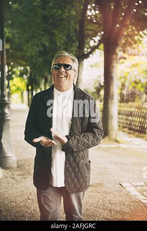 Gilbert Montagné, französischer Sänger. Paris, im Oktober 2017. Stockfoto