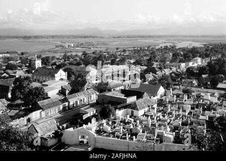 Blick über Cap-haïtien, 1967. Blick über Cap-haïtien, 1967. Stockfoto