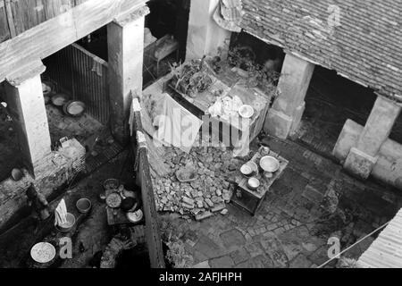 Blick über Cap-haïtien, 1967. Blick über Cap-haïtien, 1967. Stockfoto