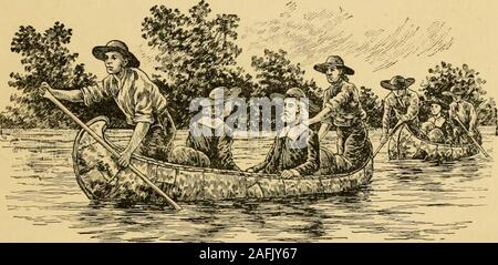 . Geschichten von Pioneer leben, für junge Leser;. Birkenrinde Kanus. der Birkenrinde, in die Sie viel ofsmoked Fleisch und indischen Mais. Marquette hatte bereits die Lehre der Ind-ians für zwei Jahre und musste speaktheir Sprache gelernt. Die Inder hatten versucht, aus Weg in unbekannte Länder zu keephim. Theysaid, dass der Fluss war voll von großen Monster thatwould seine Boote schlucken. Sie erklärten ihm, dass die Hitze auf dem Fluss war schrecklich, und dass die Marquette. 23 Inder waren unfreundlich und würde ihn umbringen. Aber Marquette sagte, dass er bereit war, das Leben zu losehis Für eine Chance zu Lehren, die ich Stockfoto