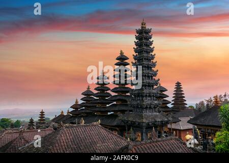 Besakih Tempel auf Bali, Indonesien. Stockfoto