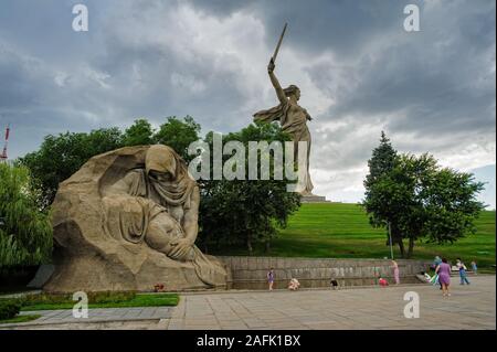 Die trauernde Mutter Denkmal. Wolgograd, Russland Stockfoto