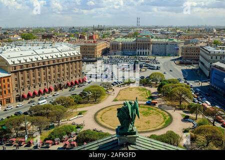 Blick auf den Mariinski-Palast. Sankt-Petersburg Stockfoto