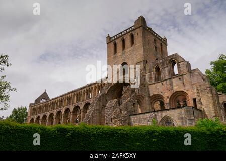 Jedburgh Abbey in den Scottish Borders, Schottland Großbritannien Stockfoto