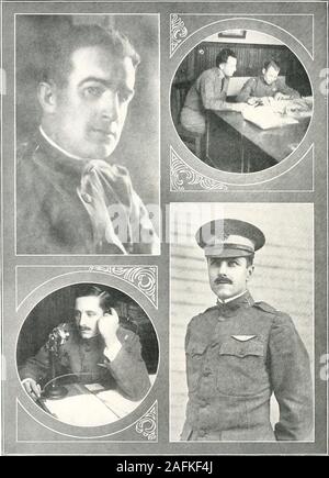 . Ellington 1918. Flug nach San Antonio, Änderung seiner Station an den letzteren, 25. November 1915. Pie serviert an der Luftfahrt Post, Fort SamHouston, bis die Probleme mit Mexiko. Am 11. März 1915, wurde er in Mexiko mit der ersten Aero Squadron als Teil der allgemeinen Pro-shings Strafexpedition bestellt. Er wurde zum Allgemeinen Pershings Hauptquartier ab dem 19. März 1915 bis 20. September 1916 beigefügt. Oberst Rader, mit Oberst Killner und andere, machte viele gefährliche Flüge in Mexiko in machinesthat waren bei weitem nicht so stabil wie die jetzt in Gebrauch. Am 1. Juli 1916 wurde er zu einem ersten L gefördert Stockfoto