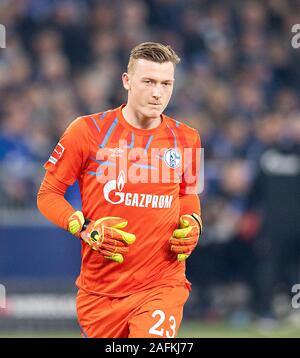 Goalwart Markus Schubert (GE) Fußball 1. Fussballbundesliga, 15. Spieltag, FC Schalke 04 (GE) - Eintracht Frankfurt (F) 1:0, am 15. Dezember 2019 in Gelsenkirchen. € | Nutzung weltweit Stockfoto