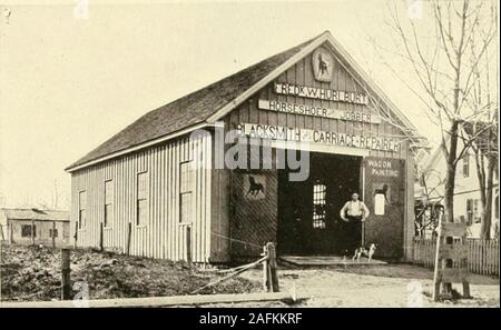 . Farmington, Connecticut, das Dorf von schönen Häusern. Stockfoto