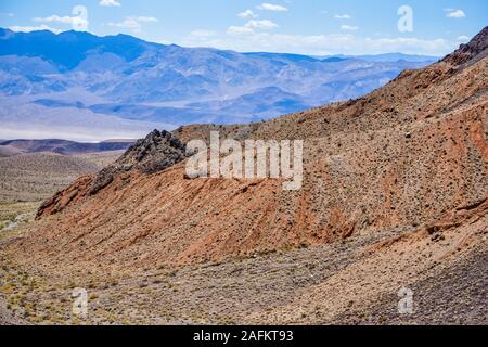 Towne, die Passage über die Panamint Range über Highway 190 im Death Valley, United States Stockfoto