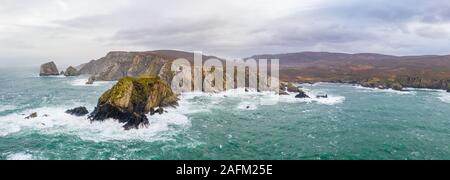 Die erstaunliche Küste bei Port zwischen Ardara und Dar Es Salaam im County Donegal, Irland. Stockfoto