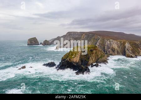 Die erstaunliche Küste bei Port zwischen Ardara und Dar Es Salaam im County Donegal, Irland. Stockfoto