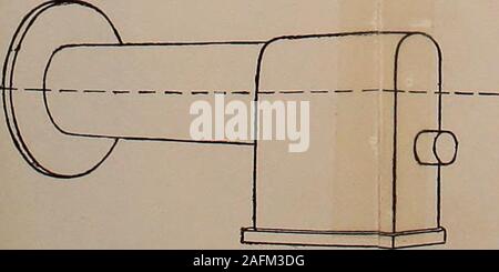 . Modell Motor Bau, mit praktischen Anleitungen zu Zimmerleuten und Amateure. Ealf IV-ansverse. - SertioTt ThroughfOcXo^. J* erspective Überblicküber den - internalFireBax, Stockfoto