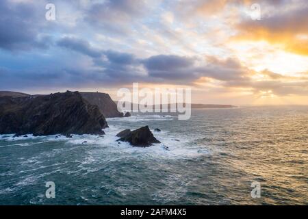 Die erstaunliche Küste bei Port zwischen Ardara und Dar Es Salaam im County Donegal, Irland. Stockfoto