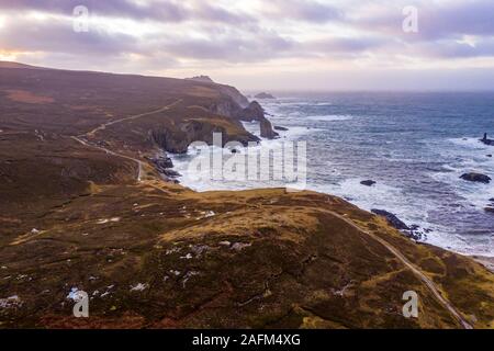 Die erstaunliche Küste bei Port zwischen Ardara und Dar Es Salaam im County Donegal, Irland. Stockfoto