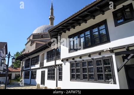 Das Zentrum für die albanischen Liga von Prizren im Jahre 1878 gegründet. Prizren, Kosovo, zentralen Balkan. Stockfoto