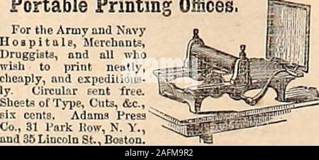 . Harper's Weekly. Tragbare Druckereien.. © mm QIWT. Eine kostet 4 $ 50 wird cooli ein Essen für 5 Personen, bei einem Prozent. I: nt? Jieiiiitiful Eine tolle Geschichte. Hew York wöchentlich, gerne die verloren; Der Fluch der Schönheit. Von Esther Scrlo Korneth. ? Mnricod, das je geschrieben wurde. Es ist eine kraftvoll gewirkt; Gedichte, und s Vielfalt einschließlich Angenehme Absätze, Wissen. Artikel von Interesse, etc., das Ganze geht aily jetzt.-,,:. Pro v hieh, es ist frei von allen Wh&lt; ItI t WATCHESTHE ARMEE. Magic Zeit Beobachter, die Vollkommenheit der Mechanismus! - Eine Jagd-, oder öffnen Sie das Tempo, oder Ladys oder Gentlemans Wat Stockfoto