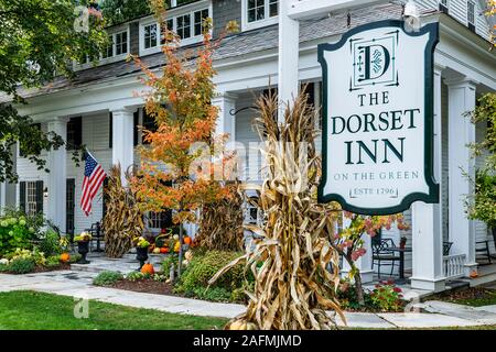 Das charmante Inn, Dorset Dorset, Vermont, USA. Stockfoto