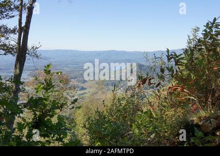 Blick von Bell Berg, Hiawassee, Georgie, USA Stockfoto