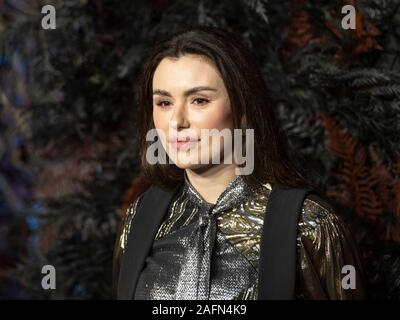 London, Großbritannien. 16 Dez, 2019. Lise Grendene besucht die Weltpremiere von Netflix 'The Witcher' bei Vue West End am 16 Dezember, 2019 in London, England Credit: Gary Mitchell, GMP-Media/Alamy leben Nachrichten Stockfoto