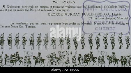 . Souvenir du tri-Centenaire de la Fondation de la Ville de Québec par Samuel de Champlain et de l'inauguration du Parc National des Plaines d'Abraham. e la première à la dernière Seite, et dans tous les suppléments illustrés, le Public reconnaîtra un Dune valeur extraordinaire, digne de reposer dans chaque Bibliothèque privée, et faisant un charmant pour envoyer aux Amis absents. ^ Pour les Millionen qui ne peuvent assister au spetftacle, il ny Eine rien Quon puisse acheter avec de Largent qui en fait dintérêt, approche au numéro Souvenir du STANDARD. Pour ceux qui seront Les témoins aduels du sp Stockfoto