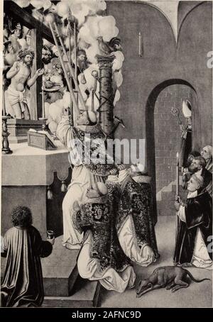 . Bebilderte Katalog der privaten Sammlung von wertvollen Gemälden der alten Meister und frühen englischen Künstler vom späten Leon Hirsch von New York gebildet. AJ/? YaX, ^^-^^: v^/J. /L. Nr. 47 ZUGESCHRIEBEN Francesco Guardi Itai, Ian: 1712 - 1793 ^Öl Landschaft Höhe, 22 Zoll; Länge, 38 Vi; Zoll unter einem brillicint blauer Himmel, in dem float Weiß und Smoky-Grau clond-Patches, eine nionntainons chissical hmdscape liesgray - grün und grünlich-bliie in der Ferne, bestreut mit talland Verbreitung architektonischen]) Iles, bestreut mit weissen Segeln uponblue Flüsse und Täler von bewaldeten und sunht Abwechslungsreiches Stockfoto