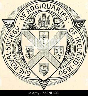 . Amtsblatt der königlichen Gesellschaft von Antiquaries in Irland. 1899 DUBLINPRINTED AN DER UNIVERSITÄT PRESSE FÜR DIE GESELLSCHAFT DURCH PONSONBY UND WELDRICK 1899 [Alle Rechte vorbehalten] Der Rat möchte es deutlich verstanden werden tliat sie donot halten sich verantwortlich für die Aussagen und opinionscontained in den Zeitungen lesen, die auf den Tagungen der Gesellschaft, und hier abgedruckt, außer soweit Nr. 26 der Allgemeinen Eulesof die Gesellschaft erstreckt. Vorwort. Die Papiere und Verfahren der Königlichen Societyof Antiquaries in Irland nun platziert in der handsof die Stipendiaten und Mitglieder, Form der Neunten Volumeof der Stockfoto