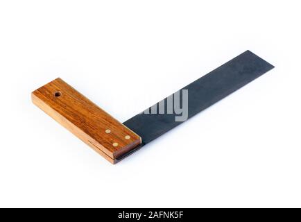 Die zimmerleute Anschlagwinkel Stockfoto