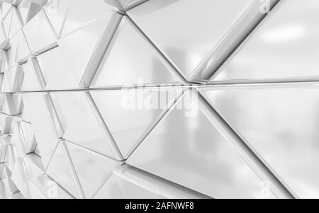 Abstrakte Tapeten, bestehend aus Dreiecken 3d-render Abbildung Stockfoto
