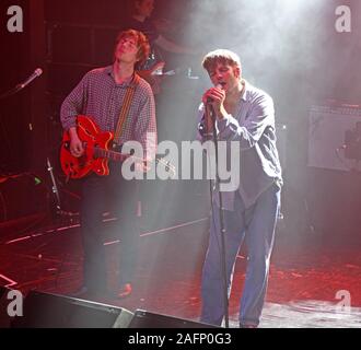 Fontaines D.C. (Dublin City) live auf der Bühne der O2 Academy Birmingham Institut, Digbeth, West Midlands, England, UK, B5 6DY Stockfoto