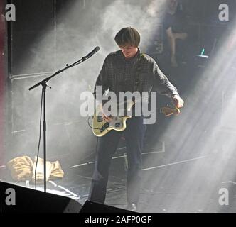 Fontaines D.C. (Dublin City) live auf der Bühne der O2 Academy Birmingham Institut, Digbeth, West Midlands, England, UK, B5 6DY Stockfoto