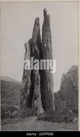 . Jahresbericht der Amerikanischen szenischen und historischen Preservation Society an die Gesetzgebung des Staates New York. Der Garten der Götter, Colorado Springs, Oberst der Drei Grazien. Siehe Seite 111. Stockfoto