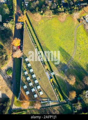 Luftbild, LWL-Römermuseum, Haltern am See, Ruhrgebiet, Nordrhein-Westfalen, Deutschland, DE, Europa, Funde aus den römischen Lagern, herbstliche Farben, Antenne Stockfoto