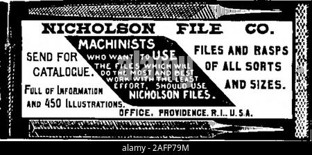 . Scientific American Band 74 Nummer 14 (April 1896). Genaue gerechtfertigt. Nicht graduiert. J 1 Zoll, f 1.50. 2 Zoll. * 2.00. 3 Zoll, 250 $. ? Auch iM, 6. 9- und 12-Zoll Größen. ? ^ Katalog der feinen TooU frei. ? % V^Ich. 8 TARRETT 9S -... Athol, [?. ¥.* %????????????????????*???*???. . Physikalische und Schule Apparat. Induktion w L/1 L O für Erfah- rungen in X-rays undandere elektrische Arbeit. ^ Katalog kostenlos. E.S. RITCHIE EINE SÖHNE, Brookline, M. Stockfoto