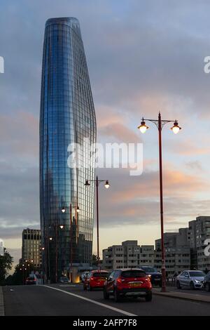 Ein moderner Wolkenkratzer in Bankside, London, England Großbritannien Stockfoto