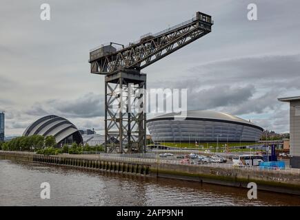 Finnieston Kran oder Stobcross Kran ein Symbol von Glasgow's Erbe des Engineering. Stockfoto