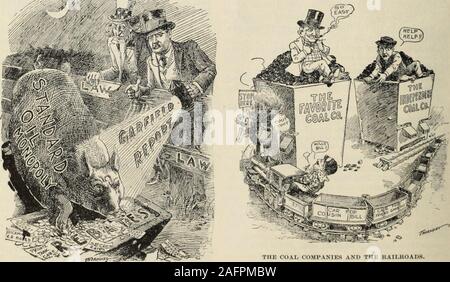 . Überprüfung der Bewertungen und der Welt arbeiten. Der Schwanz mit dem Hund wedelt - Froui der Jownal (Minneapolis).. Verfangen in der Tat ich Präsident Roosevelt durch Drehen des flasliliKhl des Garfieldreport auf der Standard Oil Monopol. Aus der Presse (Philadelphia). Die STEINKOHLEUNTERNEHMEN und der RAILKOAD 8. Zeugenaussage heforc der Interstate Commerce Commis-sion tendenziell das Vorliegen grober Günstlingswirtschaft auf Teils der Eisenbahn eomjianies in der Versorgung der Ohren zu certaincoal Unternehmen zu zeigen. Aus der Presse (Philadelphia). Einige REPRESENTATJl^E KARIKATUREN DES MONATS. 669 Stockfoto