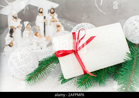 Osten traditionelle europäische Wafer für Heiligabend Stockfoto