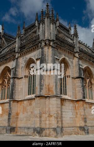 Das Kloster von Batalha, Batalha, Leiria, Region Centro, Portugal, Europa Stockfoto