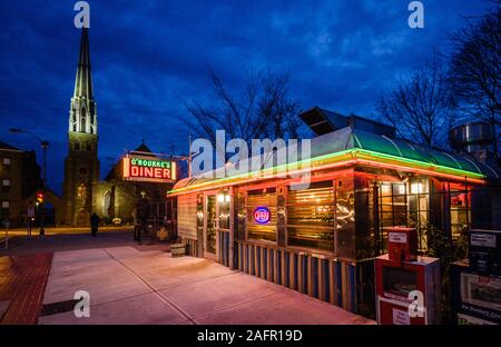 O'Rourke's Diner Middletown, Connecticut, USA Stockfoto