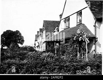 . Letchworth Garden City in 55 Bildern. 42. Auf THENORTON Straße 43 Stockfoto