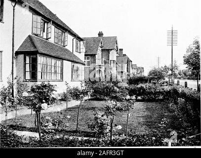 . Letchworth Garden City in 55 Bildern. NORTON WEG, Blick nach Norden 38. NORTON WAYLooking Süden 39 Stockfoto