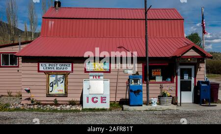 24. Mai 2019, LEMHI PASS, Montana, USA - Lemhi Post Stockfoto