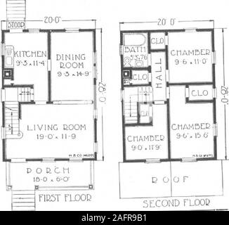 . Einen Plan Buch von Harris Wohnungen. Eine schwingende Tür zwischen dem Esszimmer und Küche, anotherdoor zwischen Küche und Wohnzimmer und viel Licht, richtige Platz tor necessarykitchen Möbel, Zugang zu den Basis- und Stoop, alle Mean Time andsteps in dieser geschäftigen workshopof das Haus gespeichert. Im Obergeschoss gibt es drei finebedrooms, und die Badewanne direkt Küche über, die Reduzierung der Kosten ofplumbing Installation auf ein Minimum. Und solche Schränke! Sie allein areenough jede womans Herz zu gewinnen, aber nicht, einen Blick auf die Kleidung chuteright im Wäscheschrank. Diese homecan wirtschaftlich beheizt werden und r Stockfoto