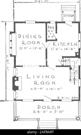 . Einen Plan Buch von Harris Wohnungen. Ned in sorgfältiger detail und perfectharmony, fügen Sie stark auf die das allgemeine Aussehen und die Geräumigkeit des Innenraums. Thesedormers ermöglichen es uns, Quadratische Decken in alle Zimmer auf der zweiten Etage zu entwerfen. Alle Zimmer haben exzellente Anteil. An einem Ende des lebendigen roomthere ist ein großer Kamin. Gerade genug, um der schönen Treppe zeigt am anderen Ende des Wohnzimmers die lange Linie zu brechen, das Hinzufügen einer dekorativen und wünschenswerte Eigenschaft. Beachten Sie auch die Homepage von^e: geplante Erkerfenster mit seinen komfortablen gemütliche Fensterbank. Die Küche ist plannedfor bequemer Zugang zu Stockfoto