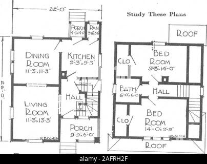 . Einen Plan Buch von Harris Wohnungen. Harris Home Nr. L-1521 Tlie Größe 22 m x 26 ft. 5 Roomsand Badewanne etwas Neues und anderes. Wenn Sie die Höhe der Versorgung, Gedanken und Energie bei der Perfektionierung dieser herrlichen Design verbraucht wusste, sie würde bejust so enthusiastisch bei der Prüfung, wie wir in sie Sie, bevor Sie sind. Probablynever vor hat die Planung von zu Hause so sorgfältig behandelt wurde. Auch thesmallest Details der Konstruktion wurden sorgfältig geprüft das Beste inquality und Aussehen mit der größten Wirtschaft zu produzieren. Der erste Grundriss zeigt, Eingangshalle, Wohnzimmer, Esszimmer, Ki Stockfoto