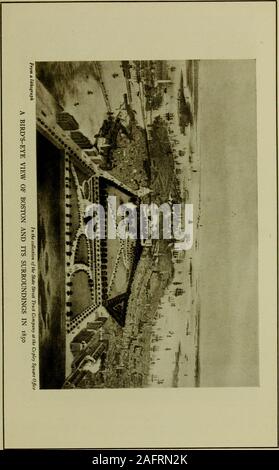 . Boston, hundert Jahre eine Stadt: eine Sammlung von Ansichten aus seltene Drucke und alten Fotografien zeigen die Veränderungen, die in Boston während der hundert Jahre ihrer Existenz als Stadt, 1822 - 1922 aufgetreten sind. 12. 13. Stockfoto