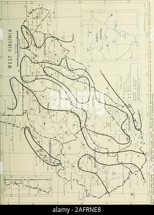 . Klimatologische Daten, West Virginia. Durchschnittliche Temperatur II 1962. S5 FC STATION INDEX^ U BEOBACHTUNG G0U ZEIT ANDTABLES STATION s COUNTY&lt; c gehen 9 Beobachter, wenn eine 3s i 1 1 ALBRIGHT009&lt;. PRESTON 2 39 29 79 38 1219 7 EIN MONON & AHELA POWER CO ALDERSON 0102 MONROE37 44 80 38 1555 RASS1E L. SIMS 0143 Randolph 2 38 55 79 40 3020 7 EIN OMER S. SMITH ARSOVALE 2 0249 POCAHONTAS 7 38 26 79 49 2730 5 P BA FRAU, NETTIE R. BLATT ATHEN CONCORD COLLEGE 0355 MERCER T37 25 61 01 2600 3 P3P CONCORD COLLEGE BAYARD 0527 GRANT 9 39 16 79 22 2375 5 P 7 A K HOWARO R. FULKO BECUEY v EIN KRANKENHAUS 0580 RALEIGH 37 47 SI Stockfoto