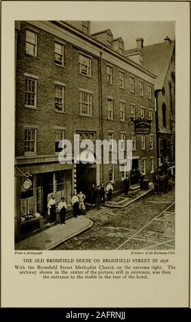 . Boston, hundert Jahre eine Stadt: eine Sammlung von Ansichten aus seltene Drucke und alten Fotografien zeigen die Veränderungen, die in Boston während der hundert Jahre ihrer Existenz als Stadt, 1822 - 1922 aufgetreten sind. Ii. 12. Stockfoto